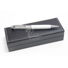 White Metal Gift Item Crystal Pen with Gift Box